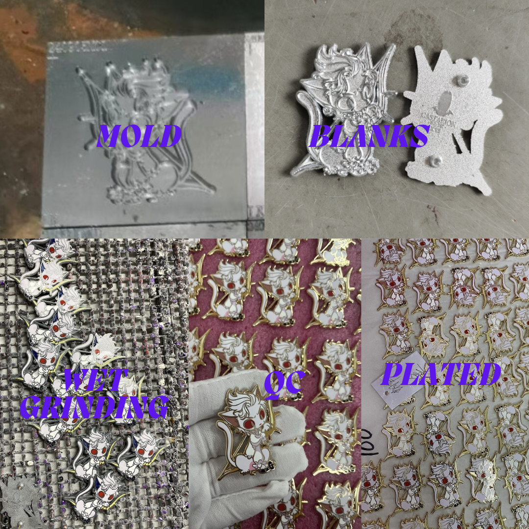 Discover how we successfully produced a reorder of the Baldur’s PET Series custom enamel pin with glitter and gold plating,