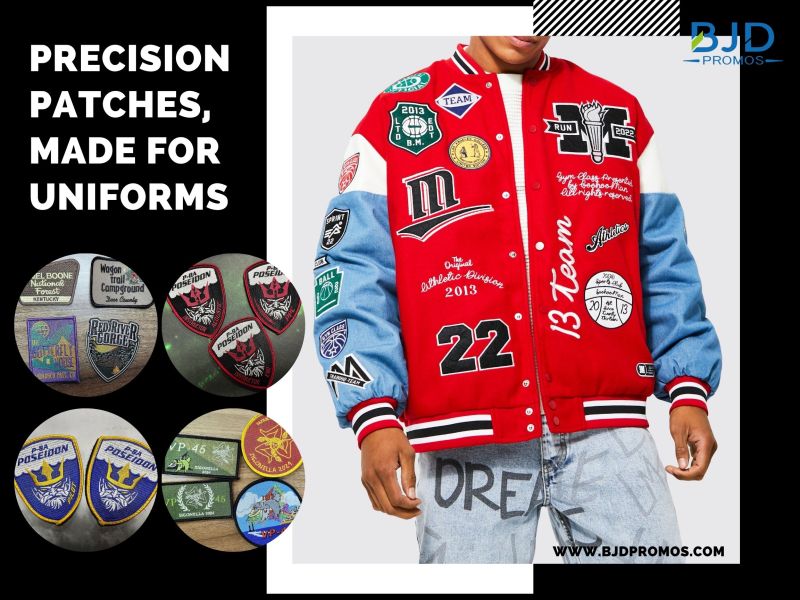 BJD PROMOS provides high-quality, custom embroidered patches for uniforms