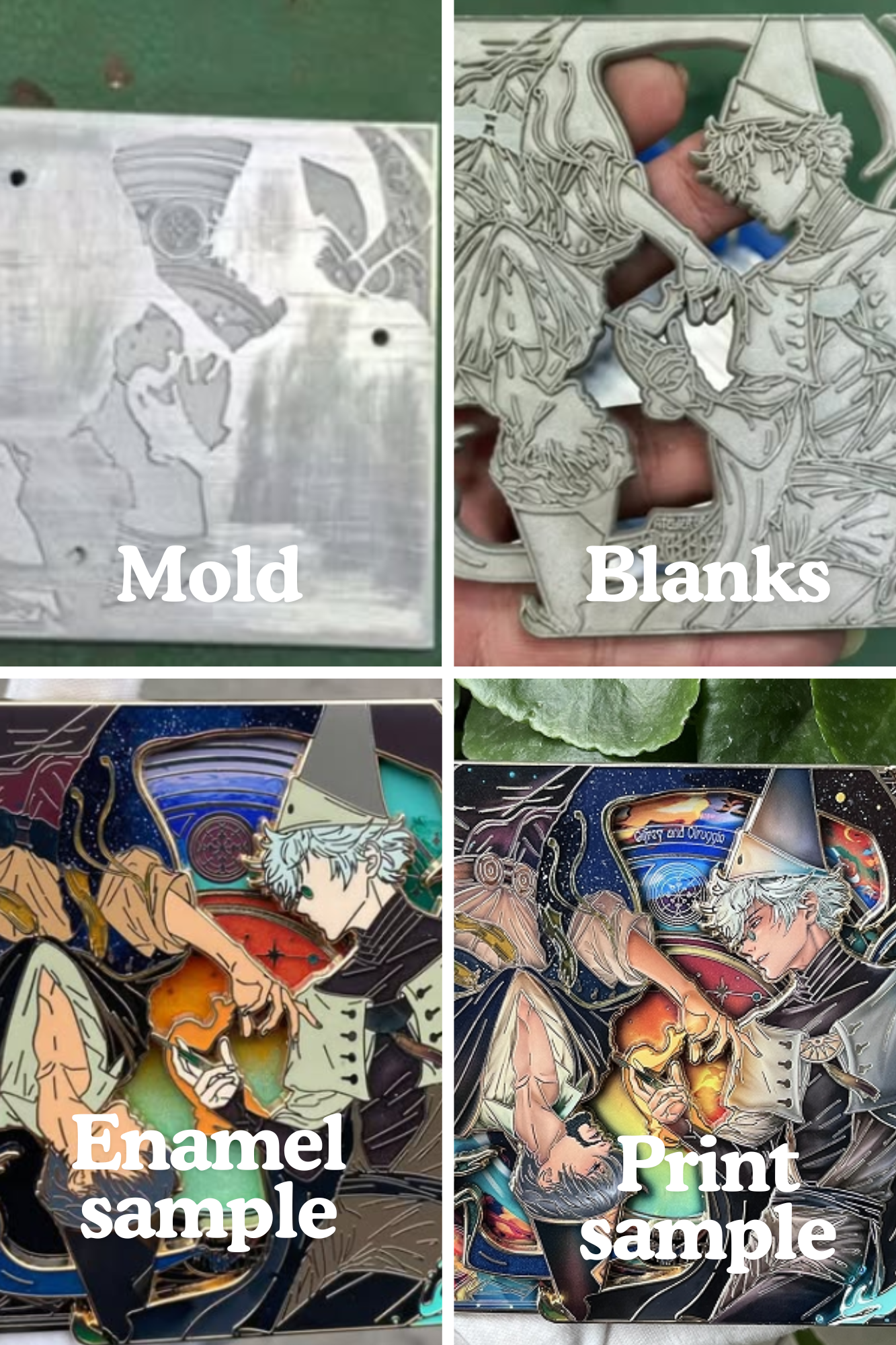 Qifrey & Olruggio Custom Enamel Pin 
