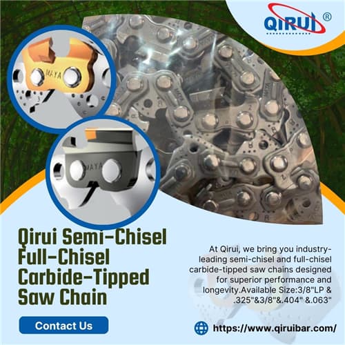 carbide-tipped saw chains