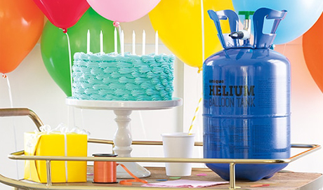 Helium Tank for Birthday Party
