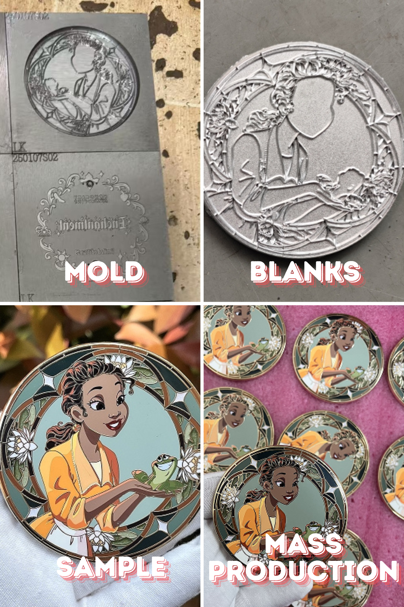 Enchantment Tiana Custom Enamel Pin