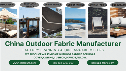 Outdoor furniture fabric