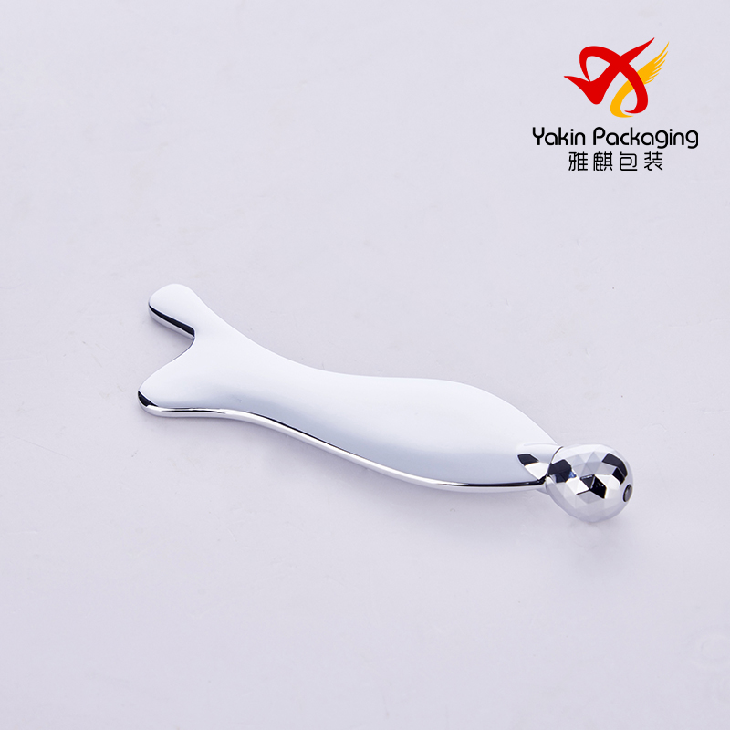 Silver Facial Massage Metal Cosmetic Spatula