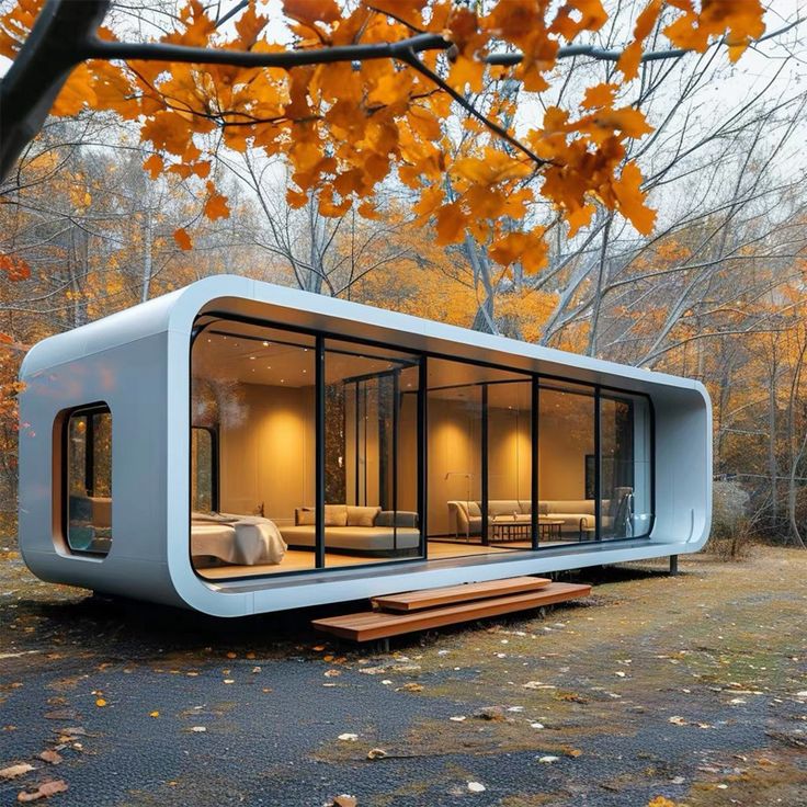 two storey apple cabin