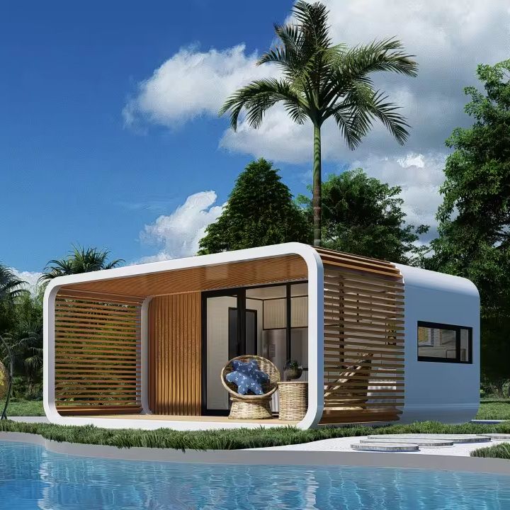 two storey apple cabin