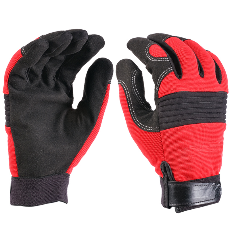 Leather mechanics anti-vibration work gloves | anti-vibration work gloves | work gloves