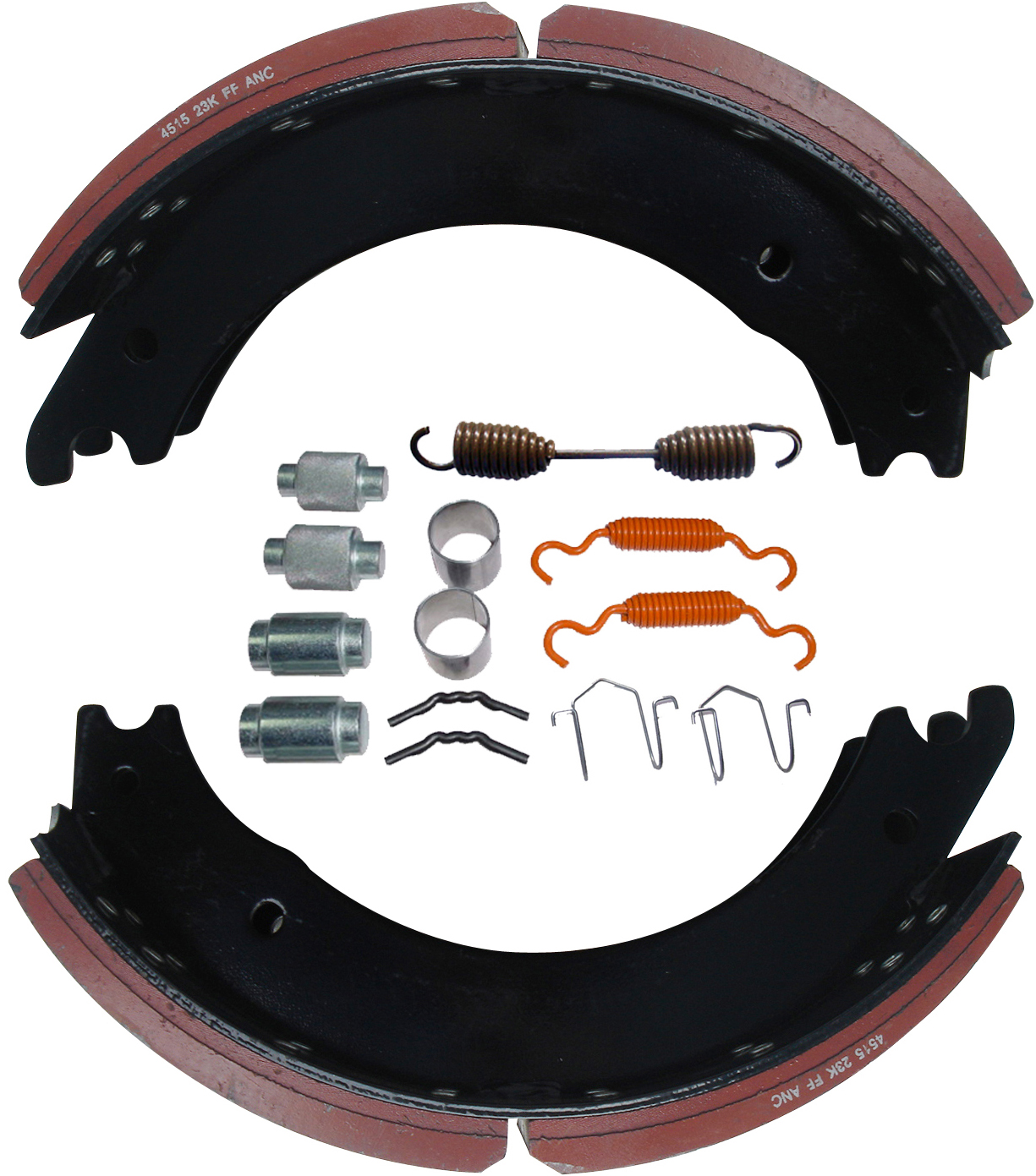 Steel brake shoe 4515Q