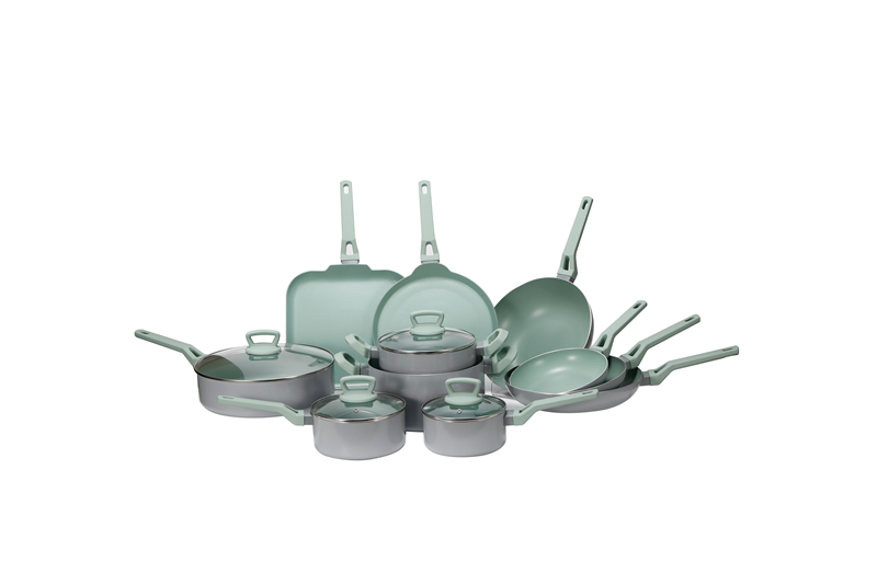 2024 Autumn Canton Fair Exhibit New Cookware Set---Green Color Set