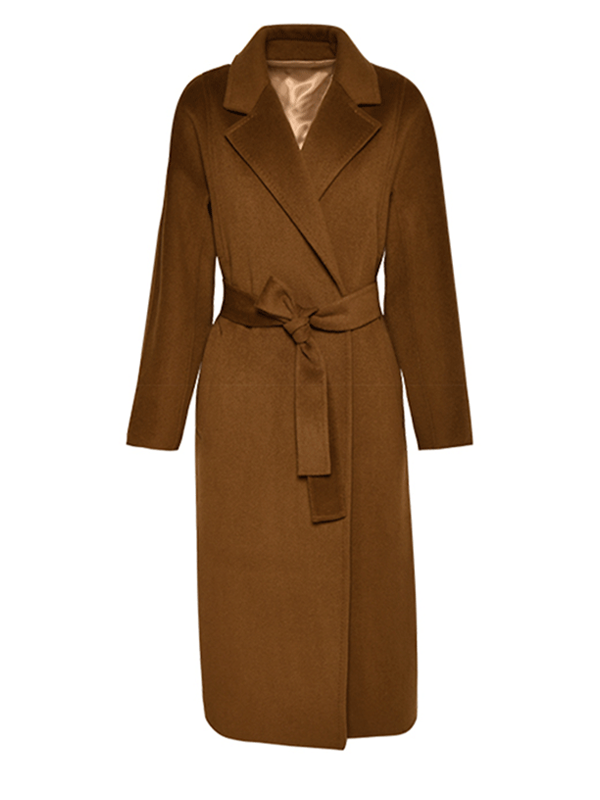 Belted Wool Blend Coat FM4987