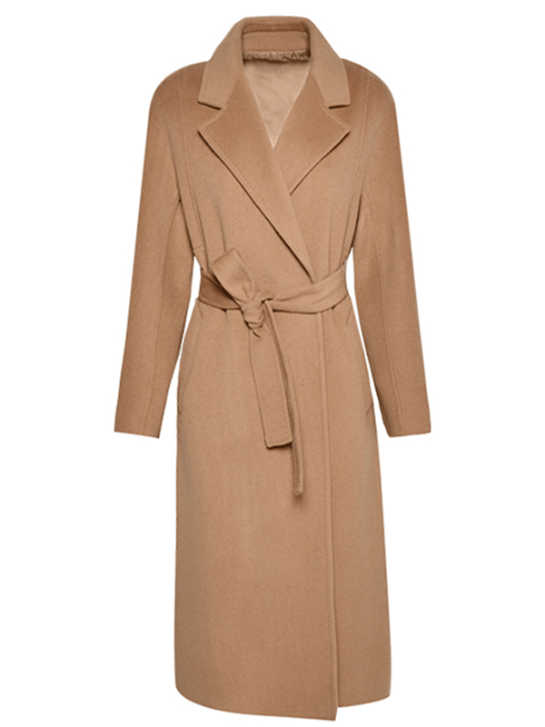 Belted Wool Blend Coat FM4987