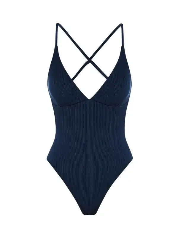 High Waist One Piece Swimsuit FG3701