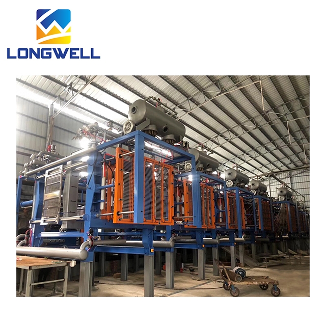 Longwell Hot  Auto EPS Shape Moulding Machine With Vacuum and Stands