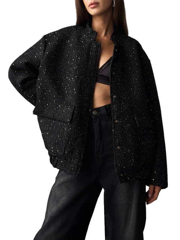 Sequined Loose Jacket FM4988