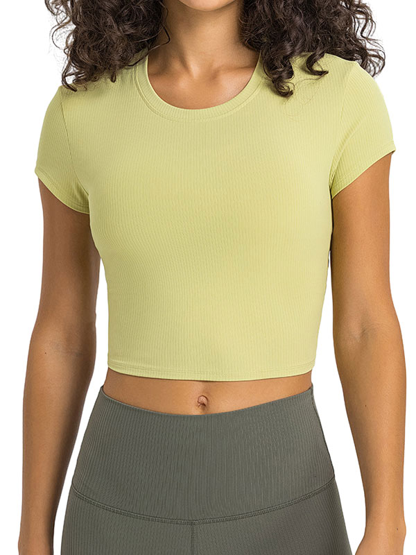 T Shirt Short Sleeve Crew Neck Seamless FB6984