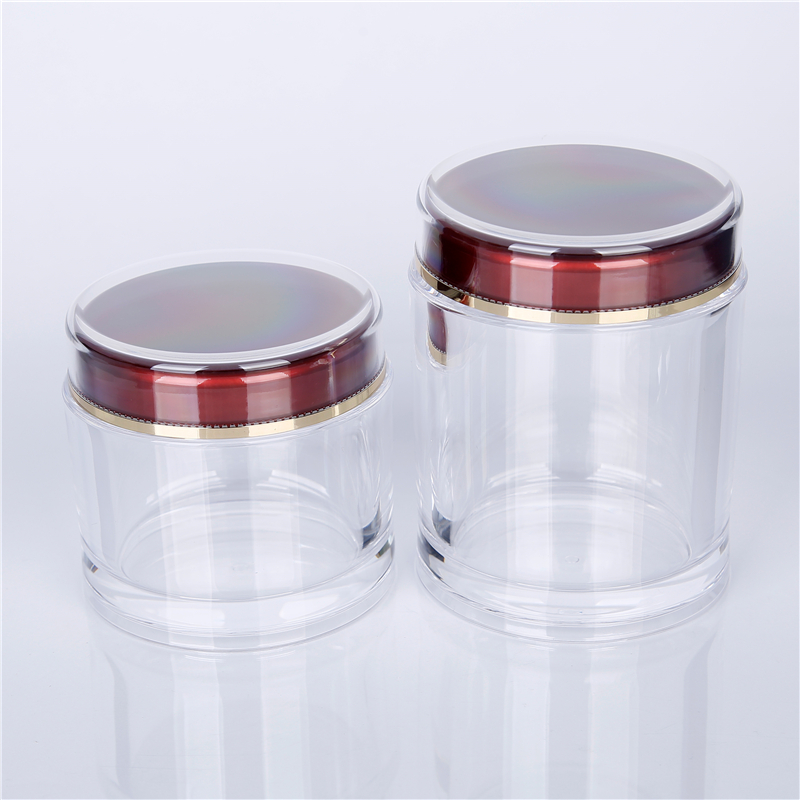 acrylic jars with lids bulk