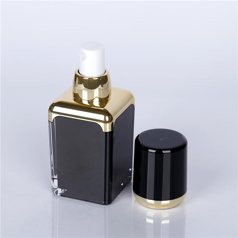  Black acrylic cosmetic Jar