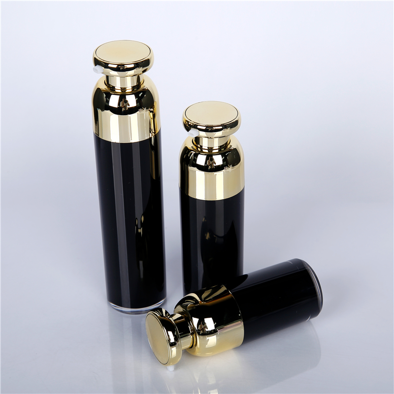  Black acrylic cosmetic bottle