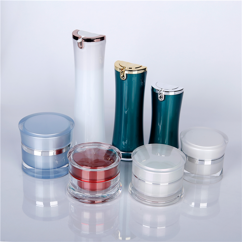  acrylic cosmetic jars