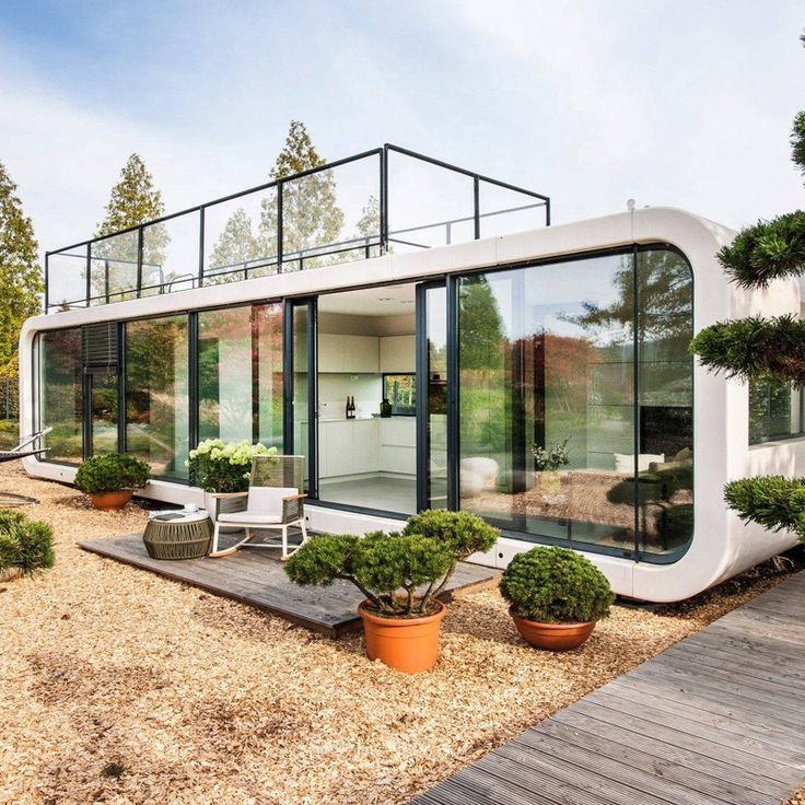 two storey apple cabin