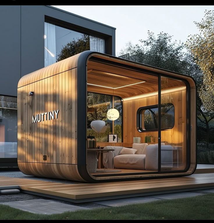 two storey apple cabin
