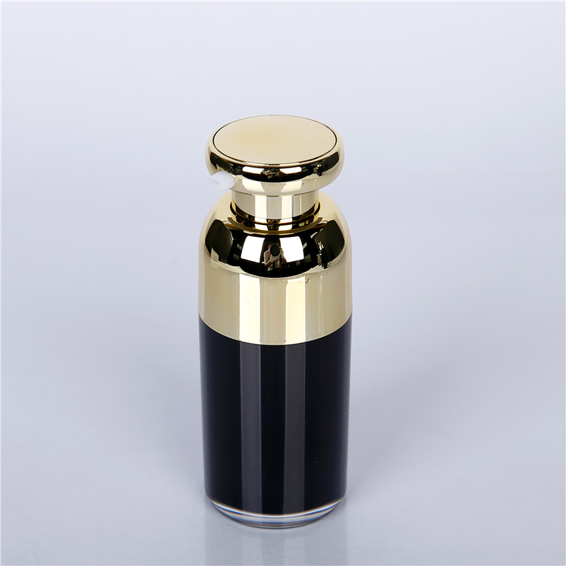 China Black acrylic cosmetic Jar